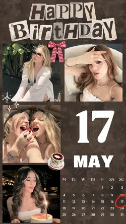 BIRTHDAY 17 MAY