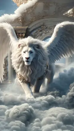 Lion in the clouds 
