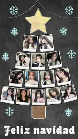 Ghép ảnh cây thông