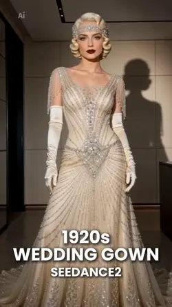 1920s Wedding Dress 
