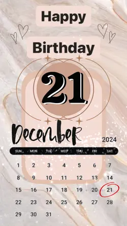 December21, brithday