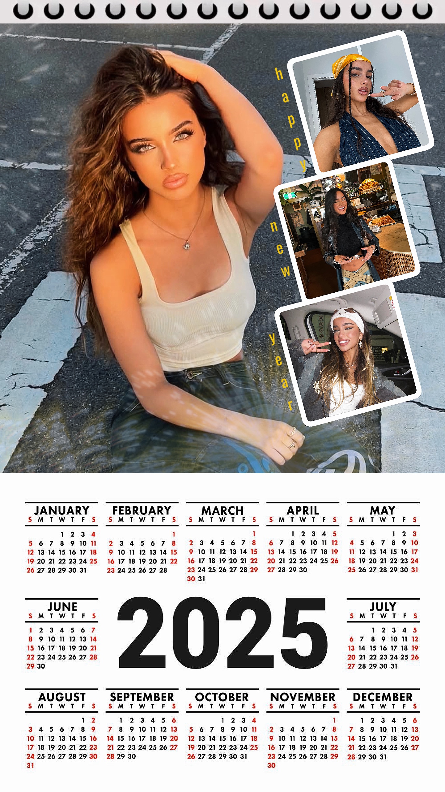Calendar new year