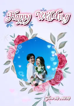 Wedding お祝い、報告、招待状に