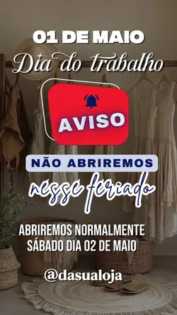 Aviso de feriado 