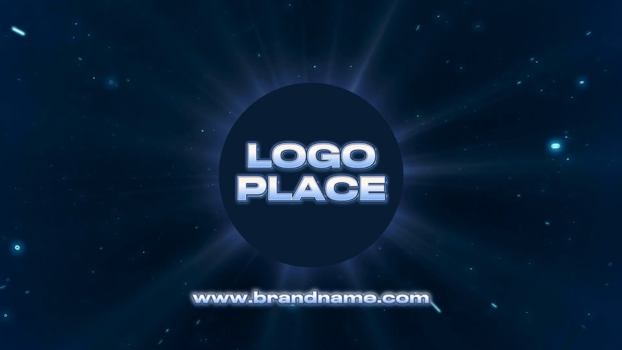 Plantilla de introducción de logotipo