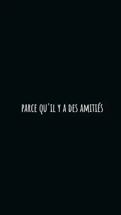 Y’a des amitiés…