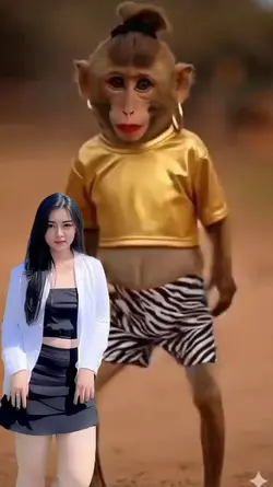 trend monyet lucu