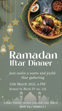 Iftar Invitation