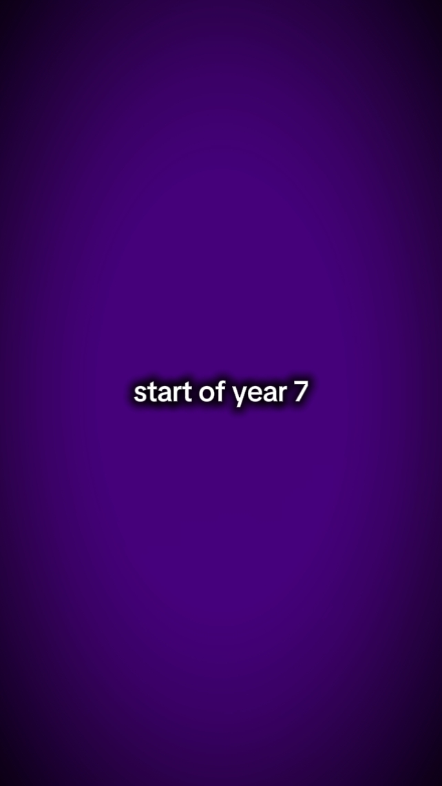 start of year 7
