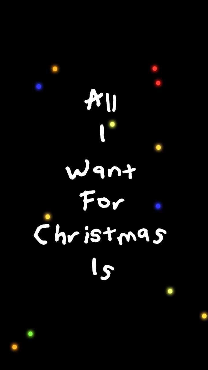 Todo lo que quiero para Navidad