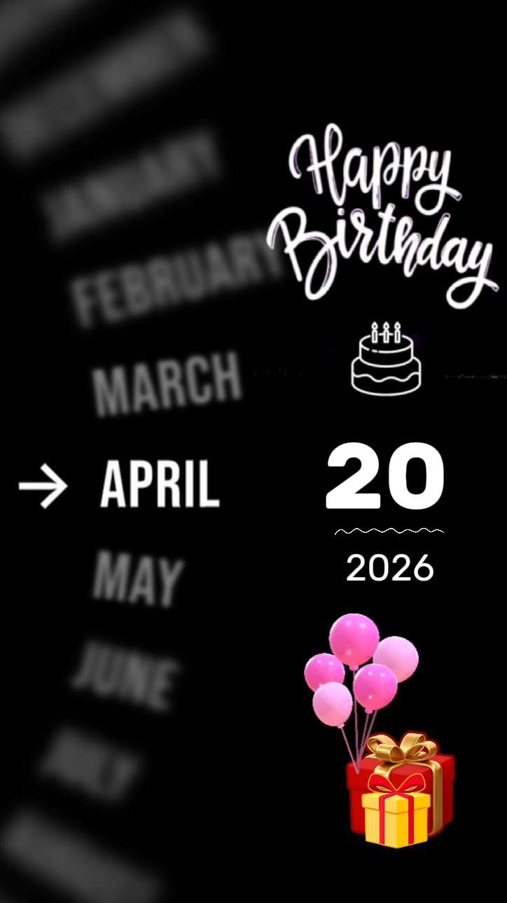 Cumpleaños 20 de abril