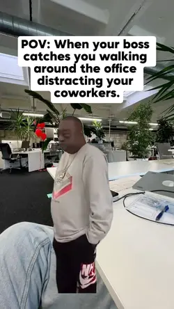 When your boss catch