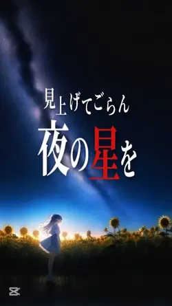 見上げてごらん夜の星を