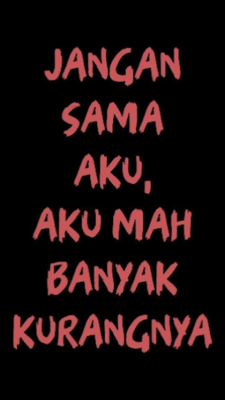 Jangan sama Aku, aku