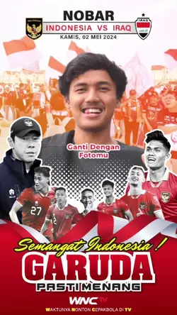Nobar Irak Indonesia