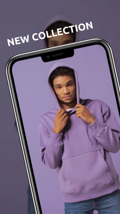 Clothing Product Display In TikTok Style 