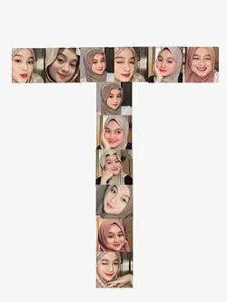 versi huruf T