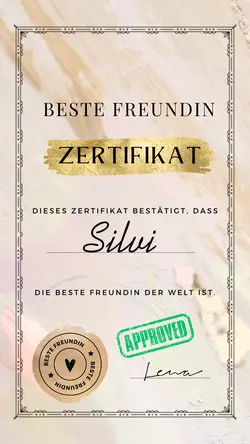 Bestie Zertifikat 