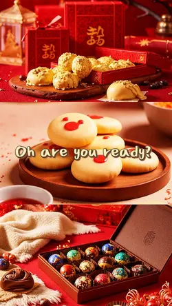 Lunar cookies&choco