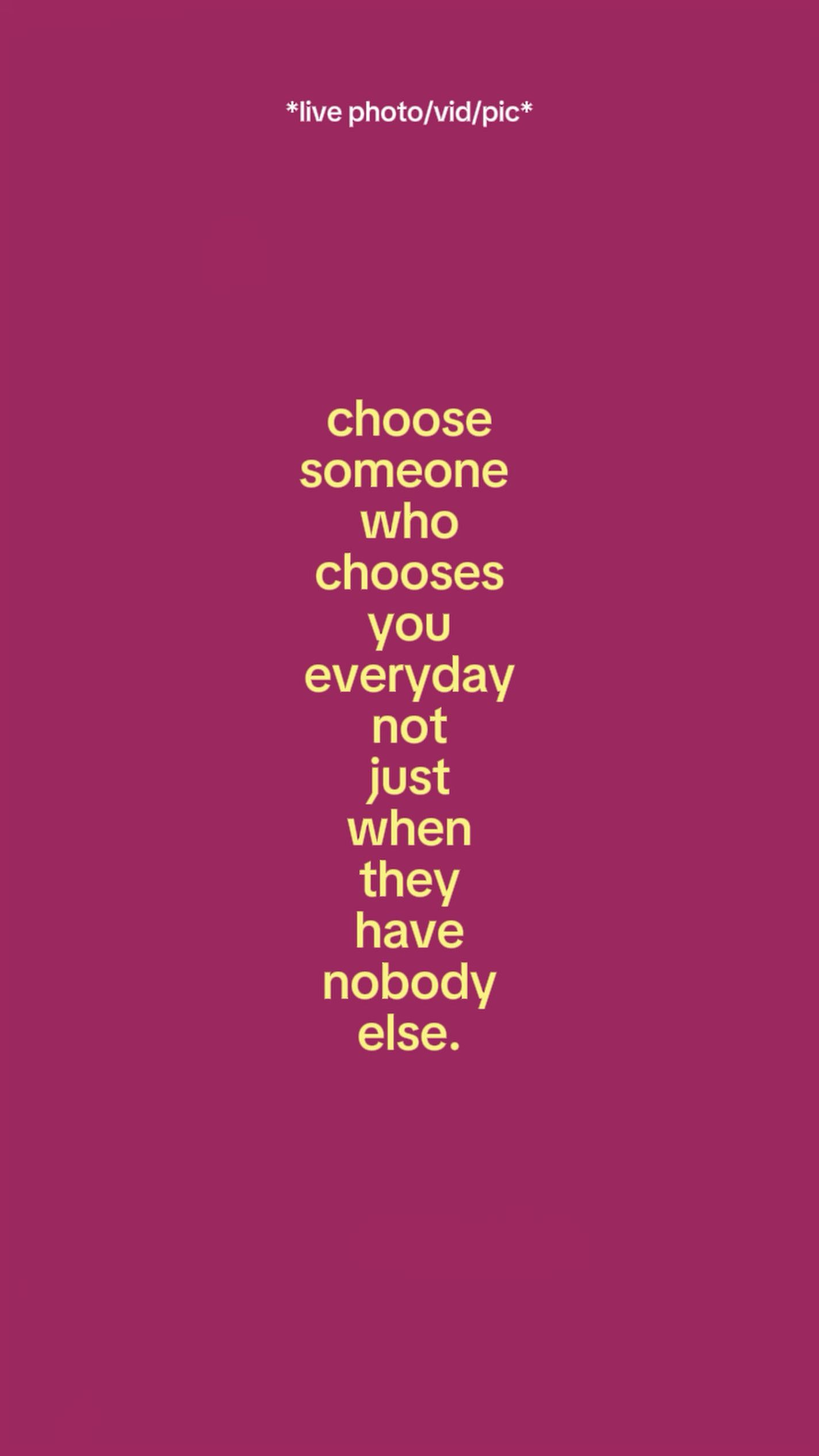 Choose someon