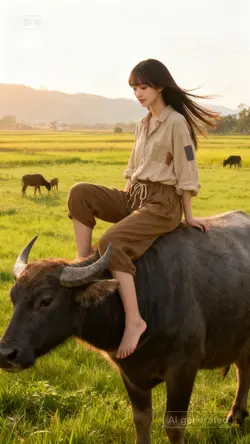 Trend AI chăn trâu 