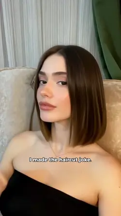 Short hair change:
