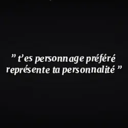 personnalité