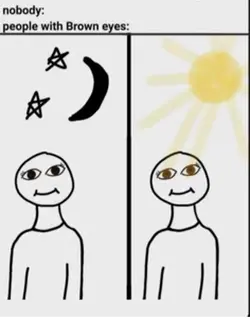 Brown eyes