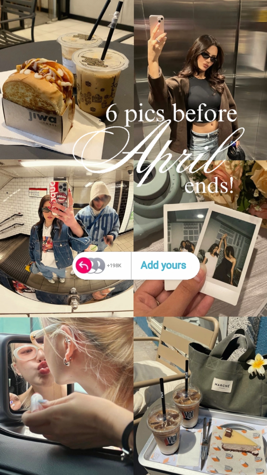 6 pics before april