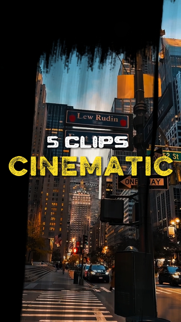 5 clips cinematic 