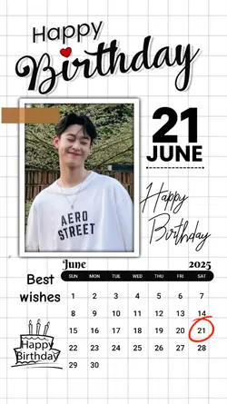 21 JUNE HBD 2025
