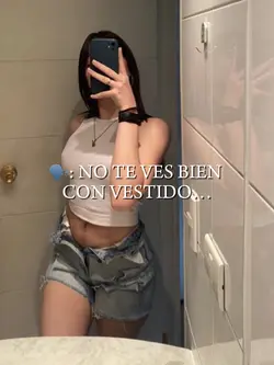 No te ves bien con v