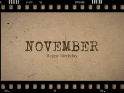 november birthday