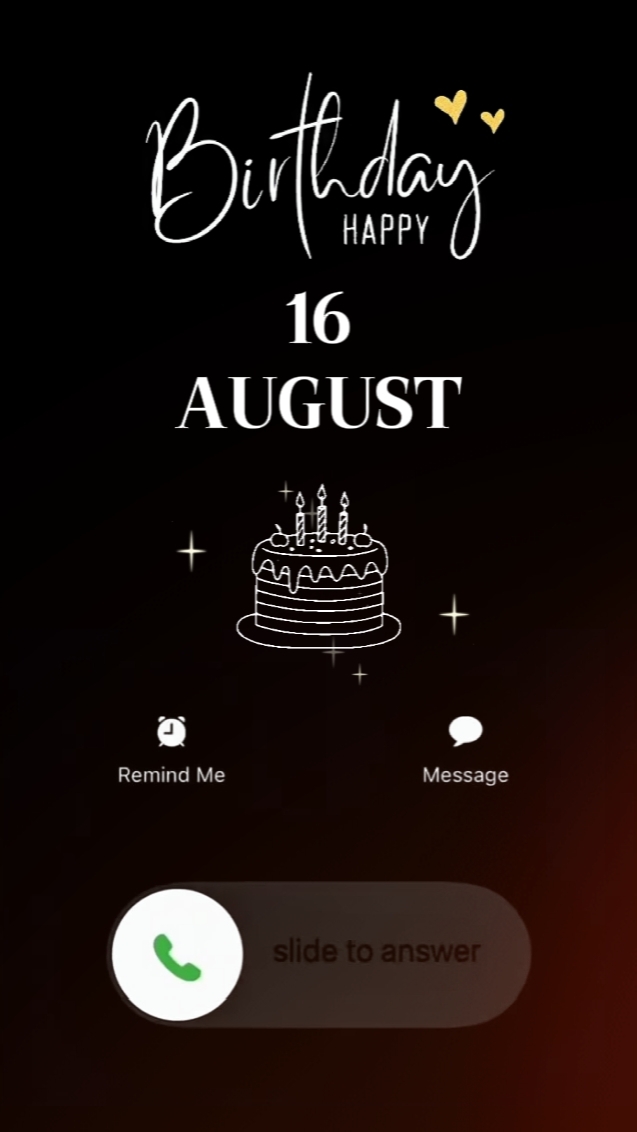 HBD 16 August