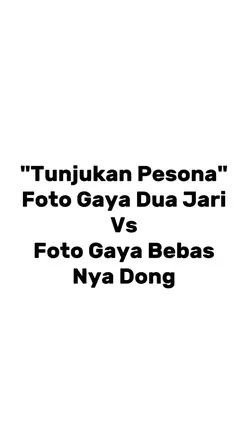 gaya dua jari x bbas