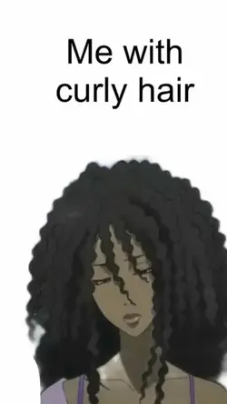 Me with curly hair