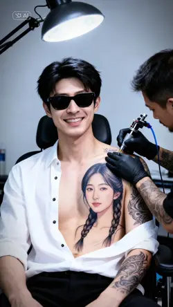 Girl tattoo Ai
