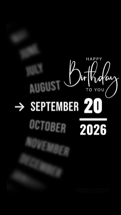 BDAY SON 20 SEPTEMBE