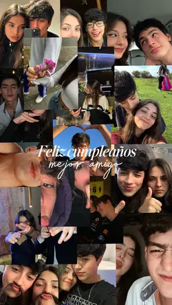 Mejor amigo feliz