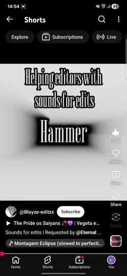 sounds for edits