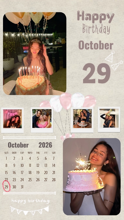 anniversaire le 29 octobre 