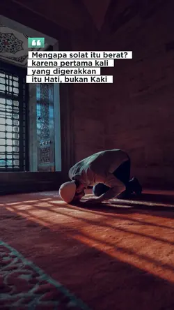 solat itu berat