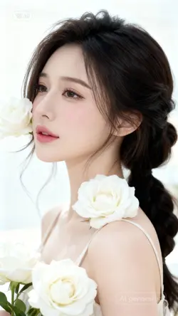 Trend AI hoa trắng