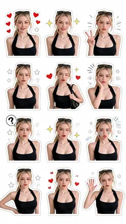 Stiker Cute