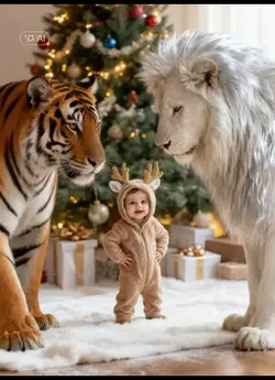 Baby pet lion tigger