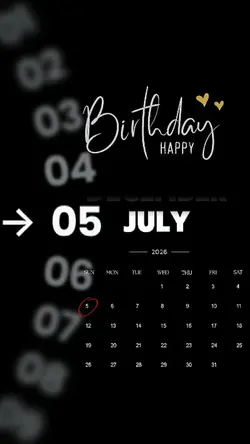 HBD FRIEND 5 JULY