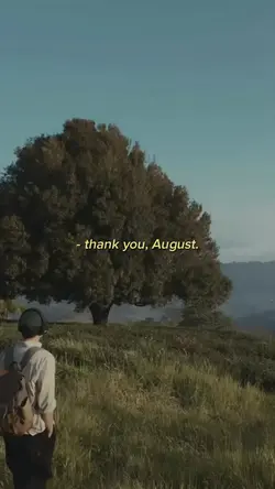 thank you August 