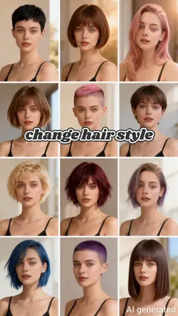 change hair style