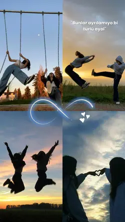 Arkadaş 4lü şablon