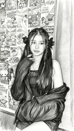 Crayon Hitam Putih 